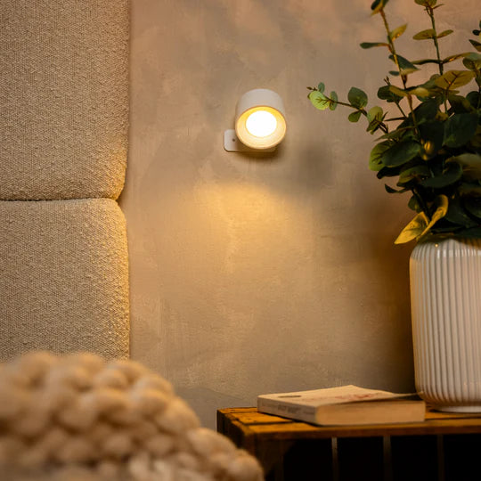 Led Wall Lamp Touch Control Remote 360 Rotatable USB Recharge Wireless Portable Night Light For Bedroom Reading Lamp