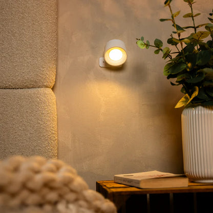 Led Wall Lamp Touch Control Remote 360 Rotatable USB Recharge Wireless Portable Night Light For Bedroom Reading Lamp