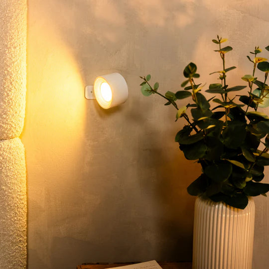Led Wall Lamp Touch Control Remote 360 Rotatable USB Recharge Wireless Portable Night Light For Bedroom Reading Lamp