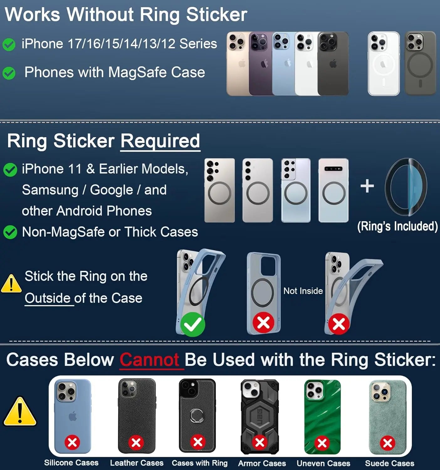 Universal Vacuum Magnet Phone Bracket Multi-angles Adjustment Strong Magnetic Suck Design Foldable Car Holder Anti-Slip Bracket